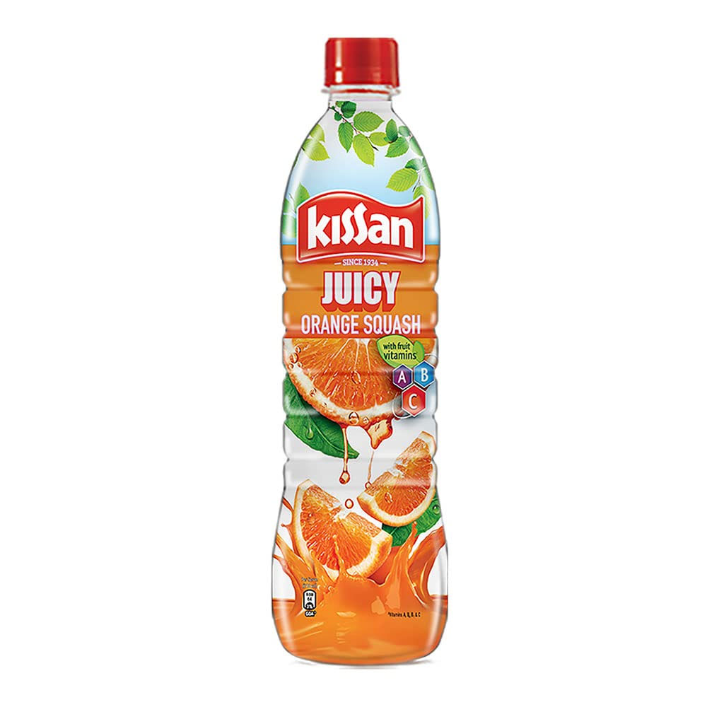 Kissan Orange Vegetarian Squash Bottle