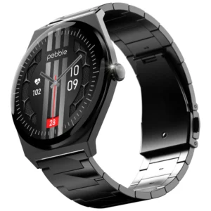 Pebble Royale Steel Luxury Edition, Ultra Slim, 1.43 inch Amoled, AOD, Stainless Steel Smartwatch