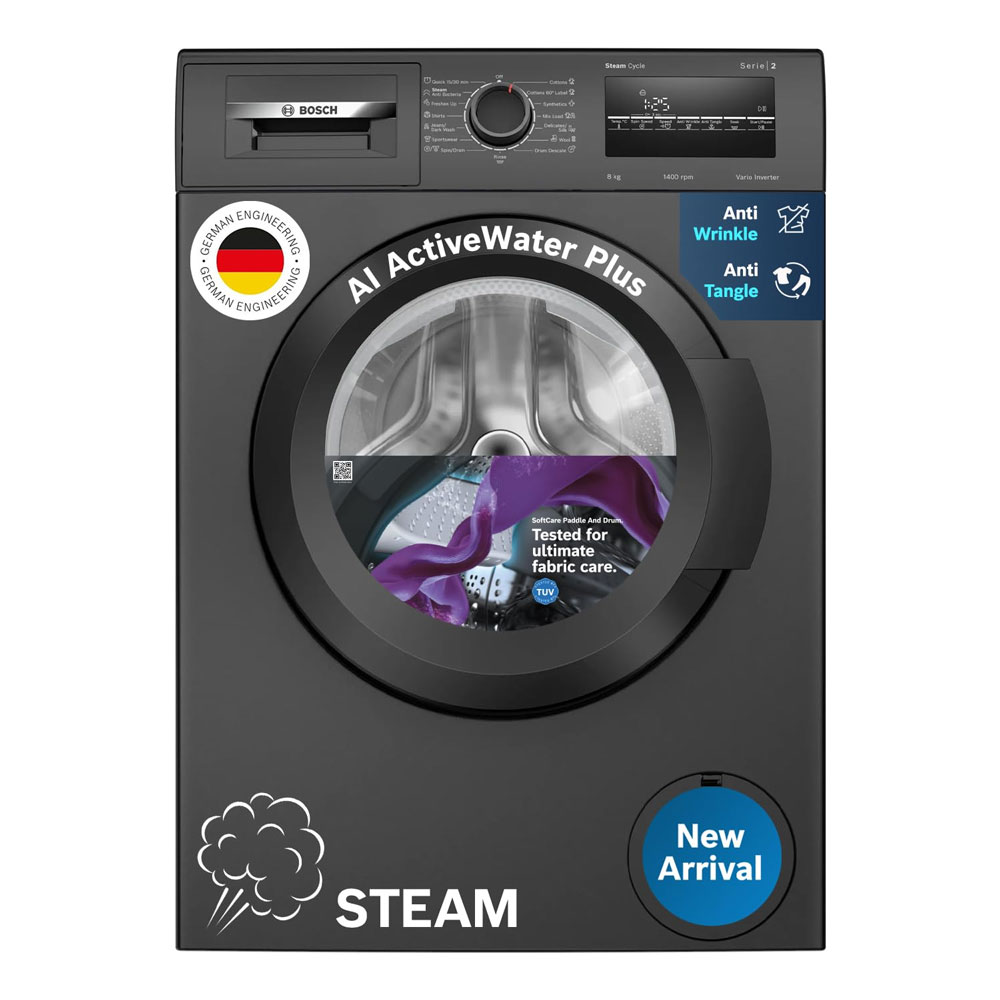 Bosch 8 kg 5 Star Fully-Automatic Front Loading Washing Machine
