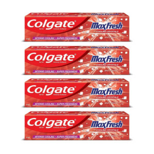 Colgate Maxfresh Spicy Fresh Red Gel Toothpaste, 150g (Pack of 4)