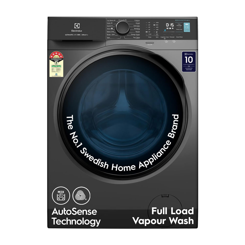 Electrolux 8kg 5 Star Fully Automatic Front Load Washing Machine