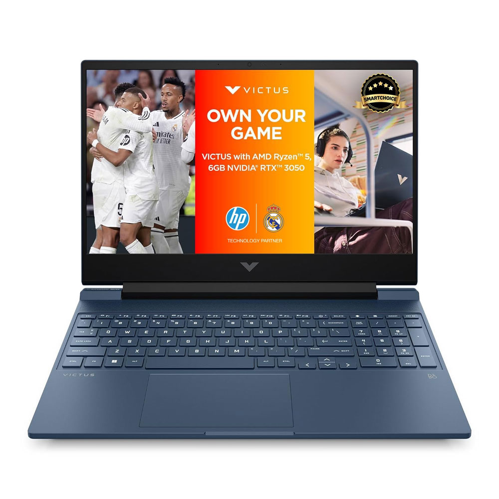 HP Smartchoice Victus, AMD Ryzen 5 8645HS, 6GB RTX 3050 AI Gaming Laptop