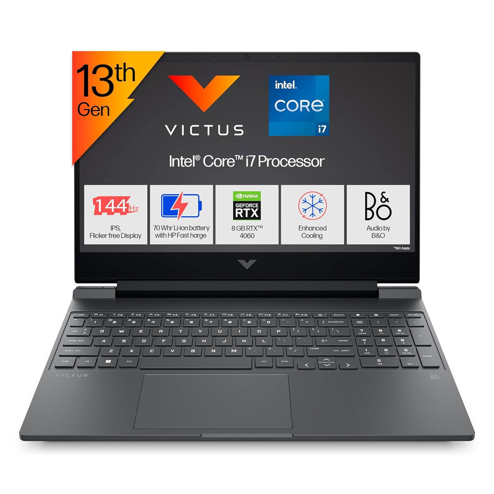 HP Victus, 13th Gen Intel Core i7-13620H, RTX 4060-8GB Gaming Laptop