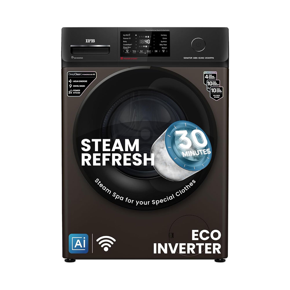 IFB 5 Star Powered by AI with 9 Swirl Wash, WiFi, Washing Machine