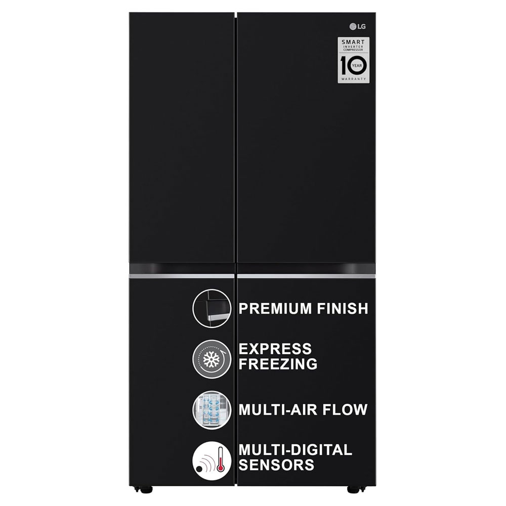 LG 655 L Frost Free Smart Inverter Double Door Side by Side Refrigerator