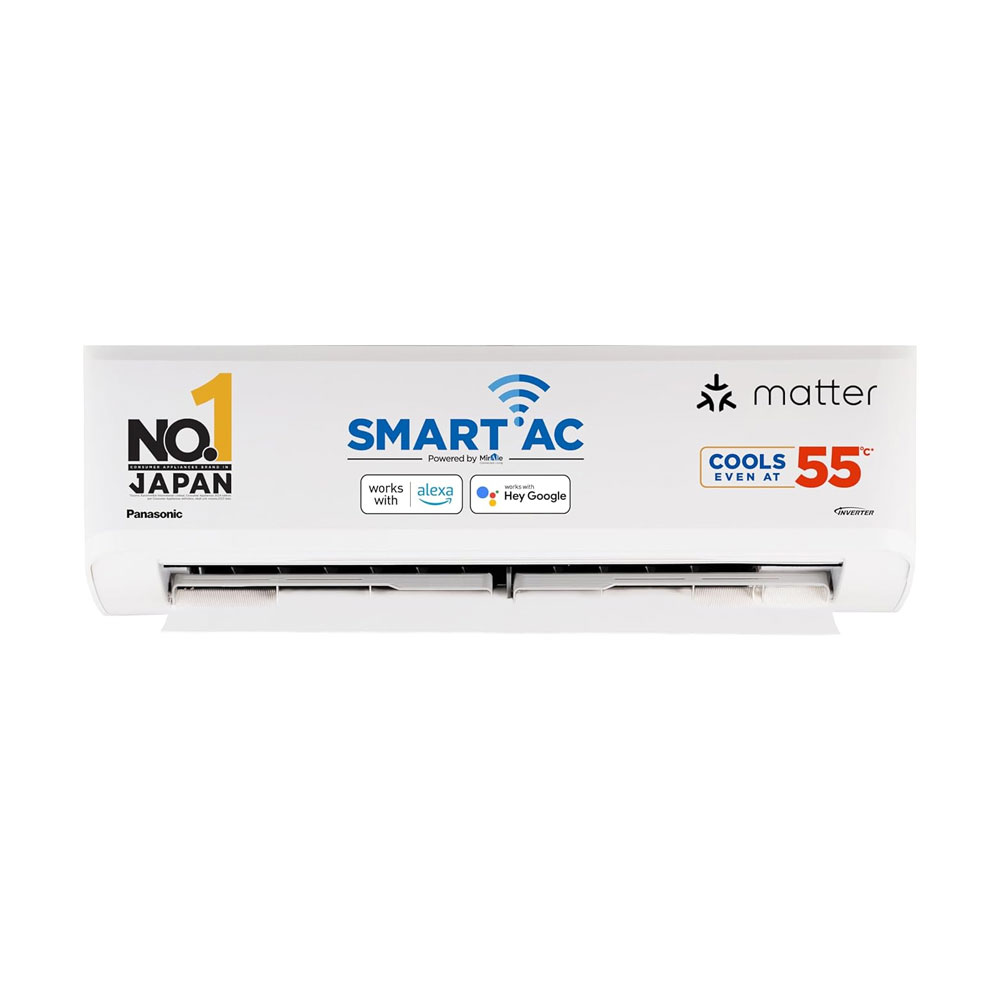 Panasonic 1.0 Ton 5 Star Premium Wi-Fi Inverter Smart Split AC