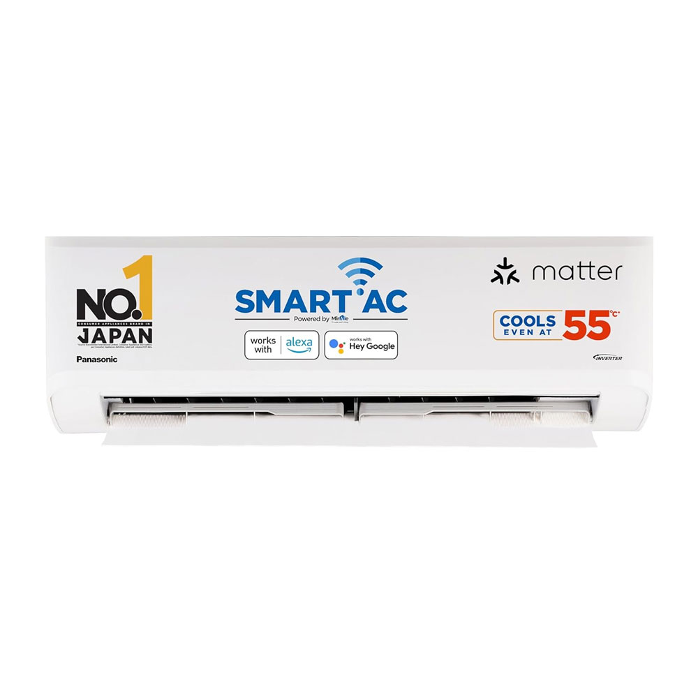Panasonic 1.0 Ton 3 Star Premium Wi-Fi Inverter Smart Split AC