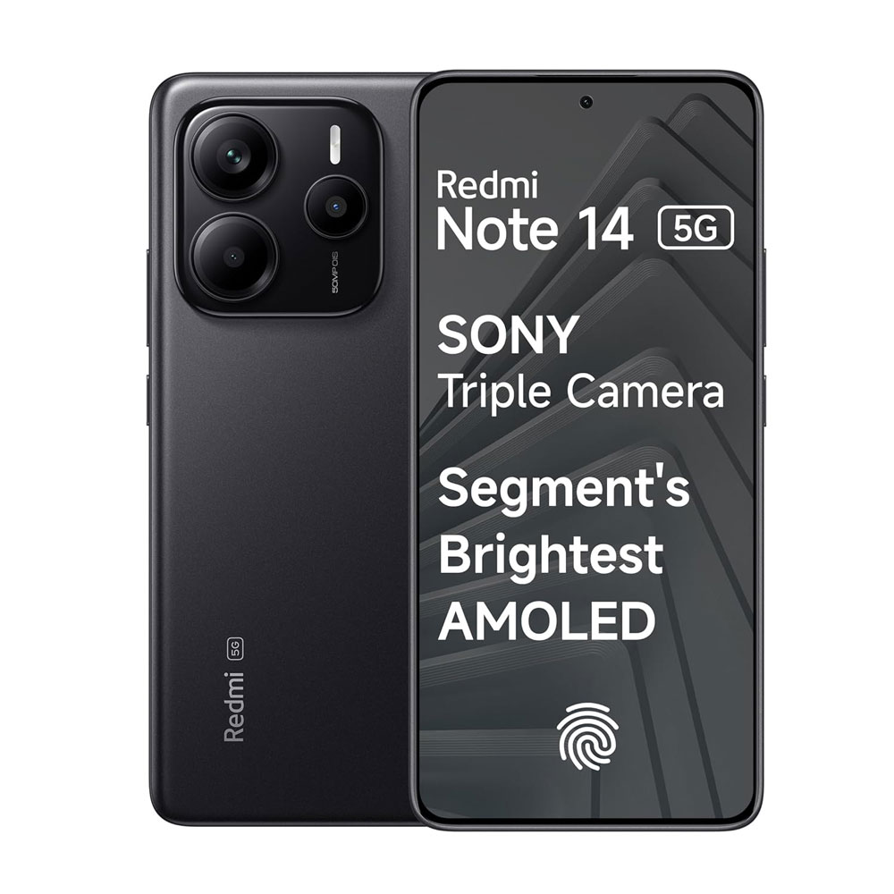 Redmi Note 14 5G (Titan Black, 8GB RAM 256GB Storage)