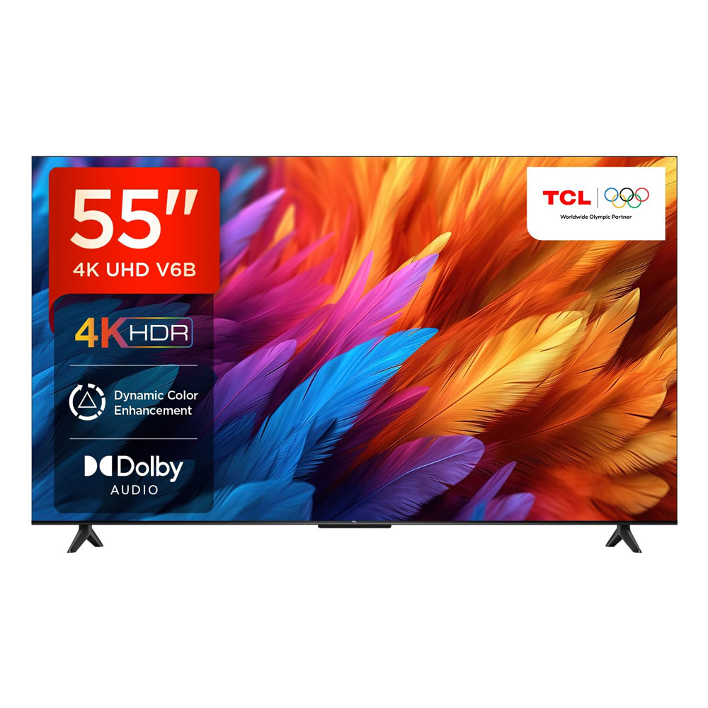 TCL 139 cm (55 inches) Metallic Bezel-Less Series 4K Ultra HD Smart LED Google TV