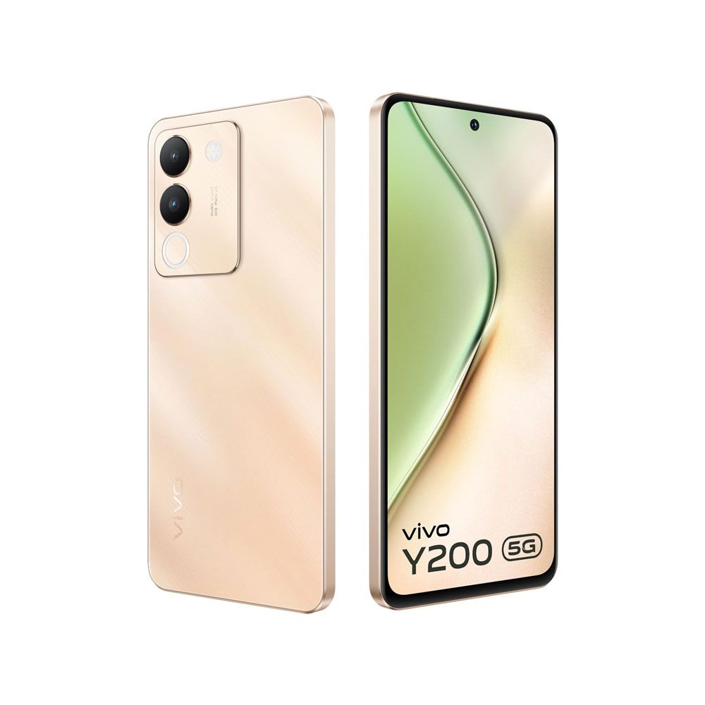 Vivo Y200 5G (Desert Gold, 8GB RAM, 256GB Storage)