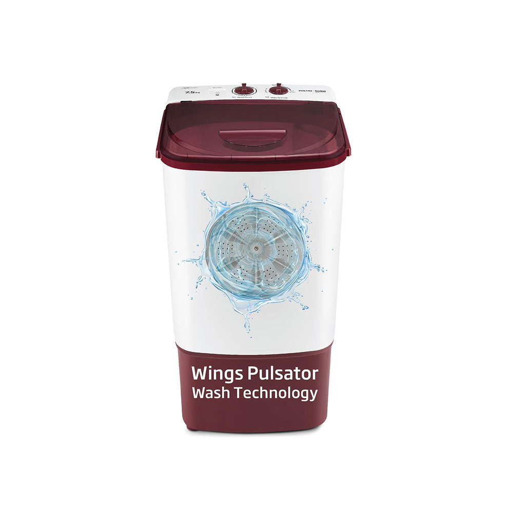Voltas Beko, A Tata Product 7.5 kg Semi-automatic top load washing machine
