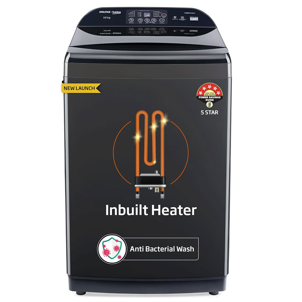 Voltas Beko, A Tata Product 10 Kg 5 Star Fully-Automatic Top Loading Washing Machine