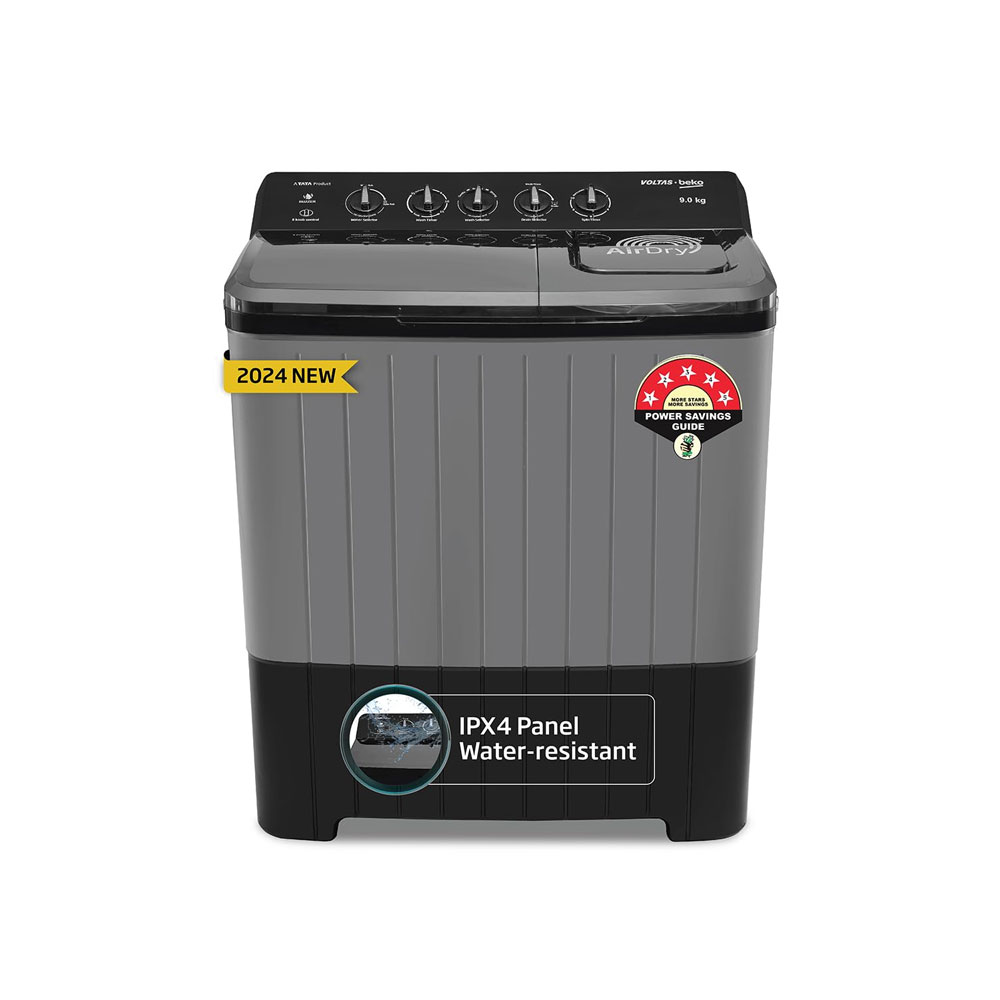 Voltas Beko, A Tata Product 9 Kg 5 Star Semi-Automatic Top Loading Washing Machine